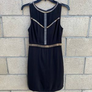 GUESS BY MARCIANO Cheyenne Embellished Jet Black Dress